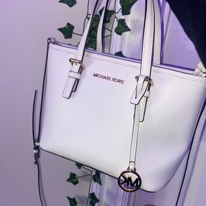 White Michael Kors bag